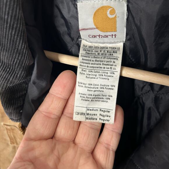 Vintage Carhartt Quilted Artic Jacket “Brown” C26 BRN - Picture 12 of 13